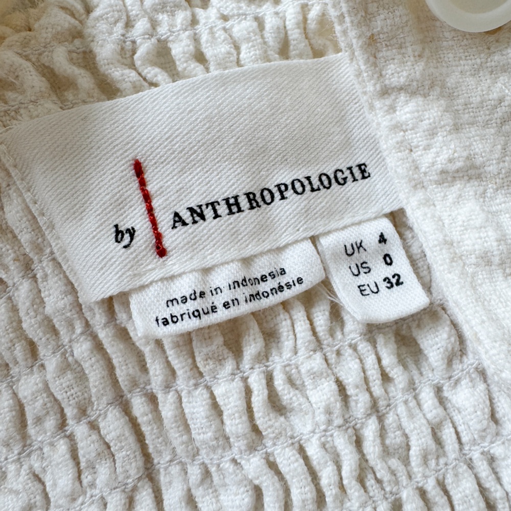 ANTHROPOLOGIE • Cape Code Jumpsuit in Ivory - Picture 12 of 15